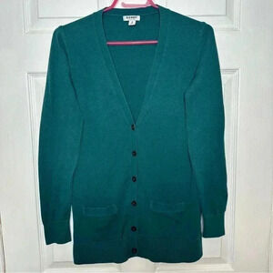 Old Navy Cardigan Long Blueish-Green  Size Extra Small